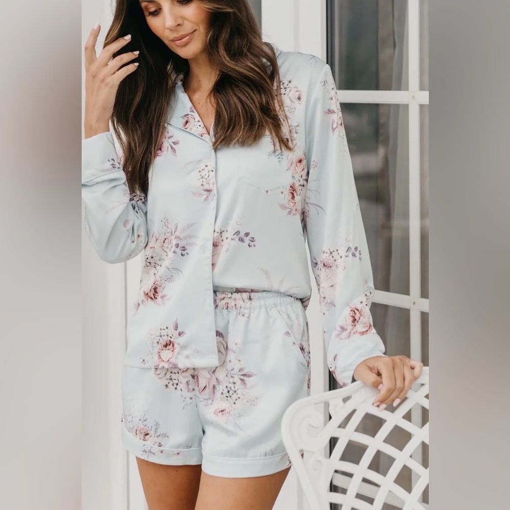 Le rose stories Floral Women's Pajama Set